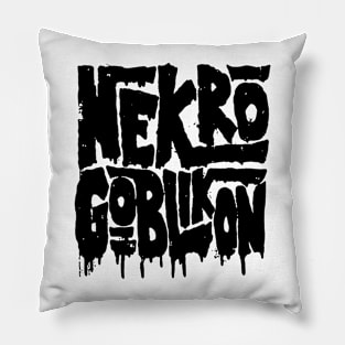 Nekrogoblikon Goblin Metal Pillow