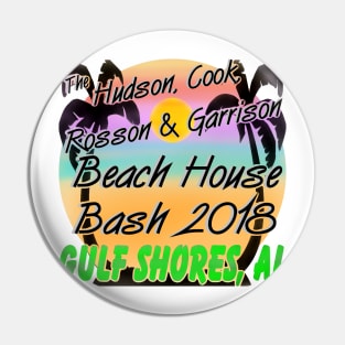 Beach House Bash 2018 - Gulf Shores Pin