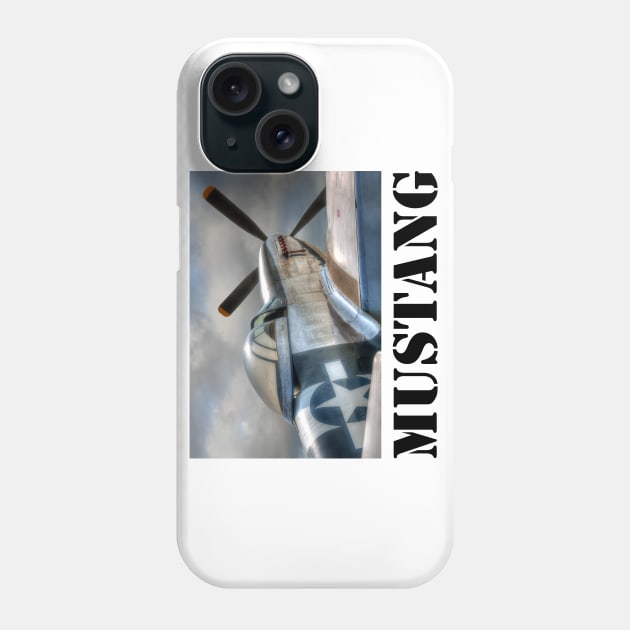 P51 Mustang Phone Case by SteveHClark