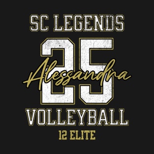 Alessandra #25 SC Legends (12 Elite) - Black T-Shirt