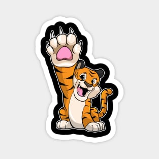 Tiger funny High five Magnet