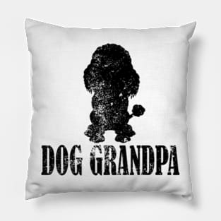 Poodles Dog Grandpa Pillow