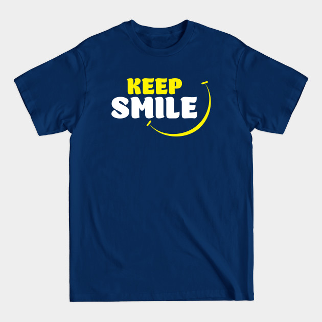 Disover Keep smile typo - Smiley Face - T-Shirt