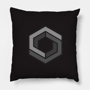 Impossible Hexagon Pillow