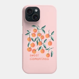 Sweet Clementines Pink Phone Case