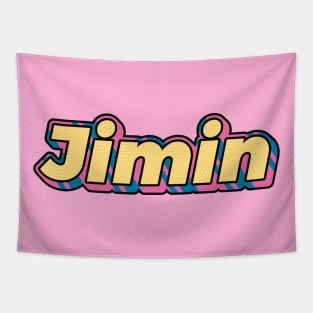 BTS Bangtan Park Jimin 90s name text army | Morcaworks Tapestry