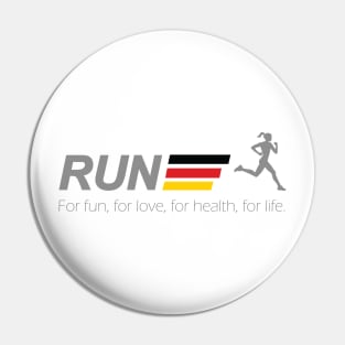 Run for life Germany Pin