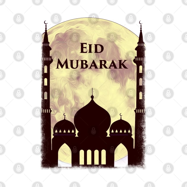 Eid Mubarak Mosque w2t by FasBytes