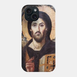 Icon of Jesus Christ the Pantokrator Phone Case