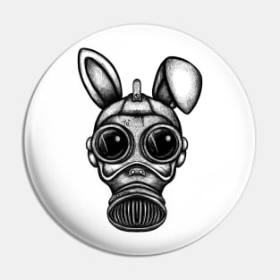 Quarantine bunny Pin