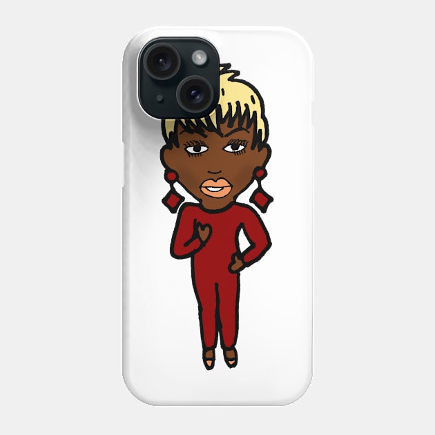 Monet X Change Best Drag Look - Junglhouse Chibi Phone Case by Brian K