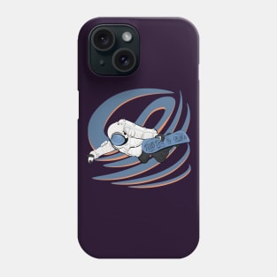 Snowboarding Astronaut Phone Case