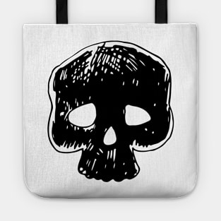 Human skull Tote