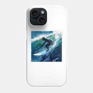 Surfer painting Phone Case