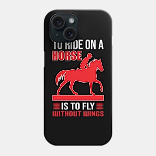 Horse T - Shirt Design Phone Case