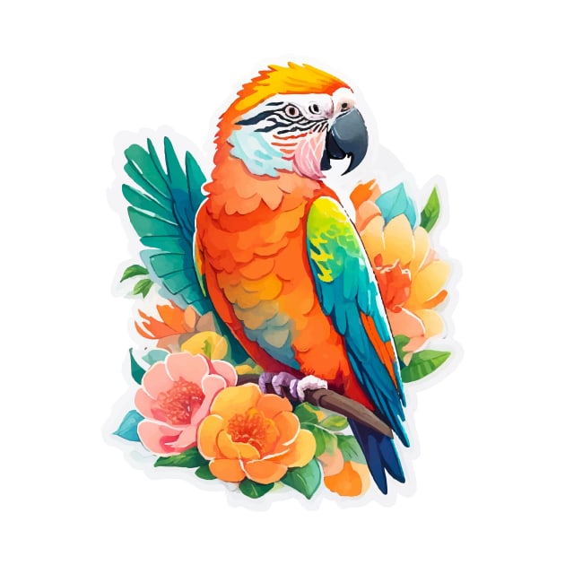 Tropical parrot by Imagination Gallery