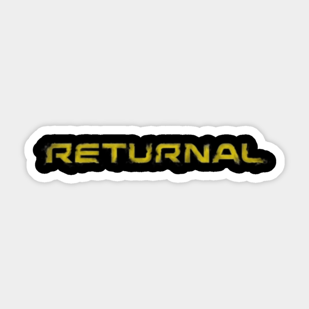 Returnal Logo Returnal Sticker Teepublic