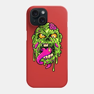 scary face zombie Phone Case