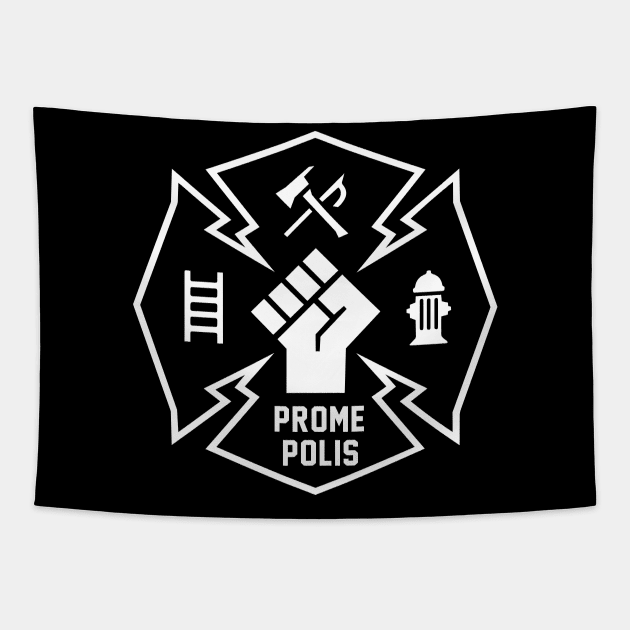 PROMARE PROME POLIS Tapestry by hole