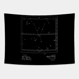 Star Finder Vintage Patent Drawing Tapestry