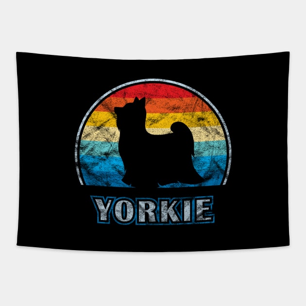 Yorkie Vintage Design Yorkshire Terrier Dog Tapestry by millersye