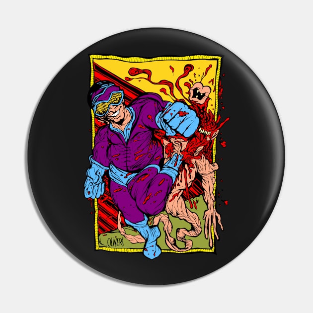 Super power punch! Pin by peteoliveriart