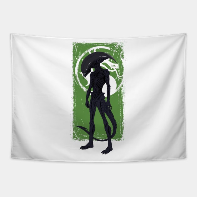 xenomorph Tapestry by dubcarnage