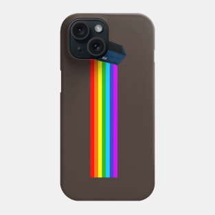 Tardis Time Warp Rainbow Phone Case