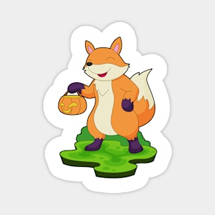 Fox Halloween Pumpkin Magnet