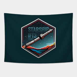 SpaceX Starship mission Patch Tapestry