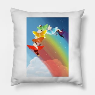 Sky rainbow Pillow