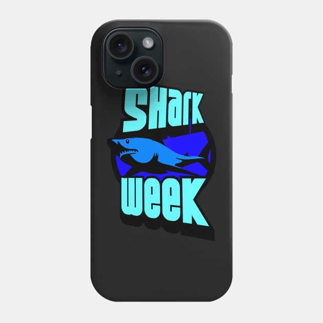 Shark week Phone Case by NineBlack