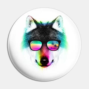 Summer Wolf Pin
