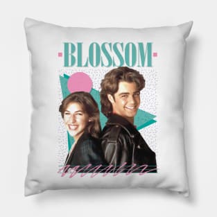 Blossom -- 90s Fan Aesthetic Pillow