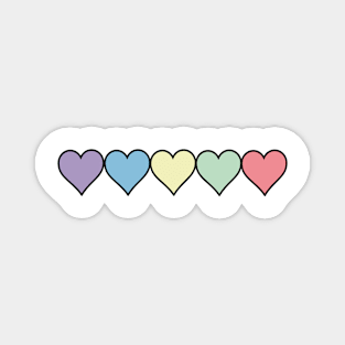 Lots of hearts Magnet