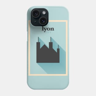 Lyon Poster Design Phone Case