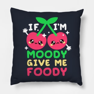 cherry moody give me foody Pillow