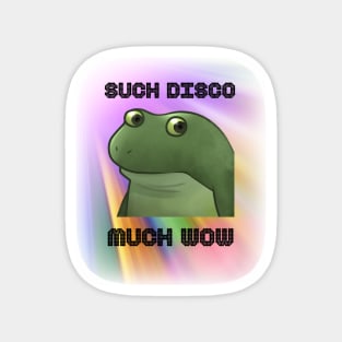 Froge Meme Such Disco Much Wow Magnet