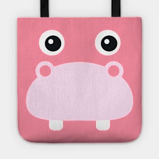 Cute Hippo Face Easy Halloween Costume Gift Tote