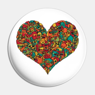 Love Heart Pin