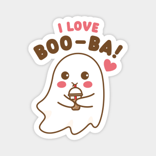 Boo-ba Ghost (on light colors) Magnet