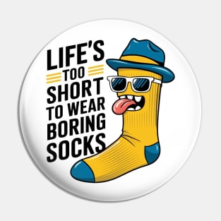 Boring Socks Pin