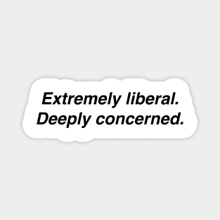 Extremely liberal. Deeply concerned Magnet