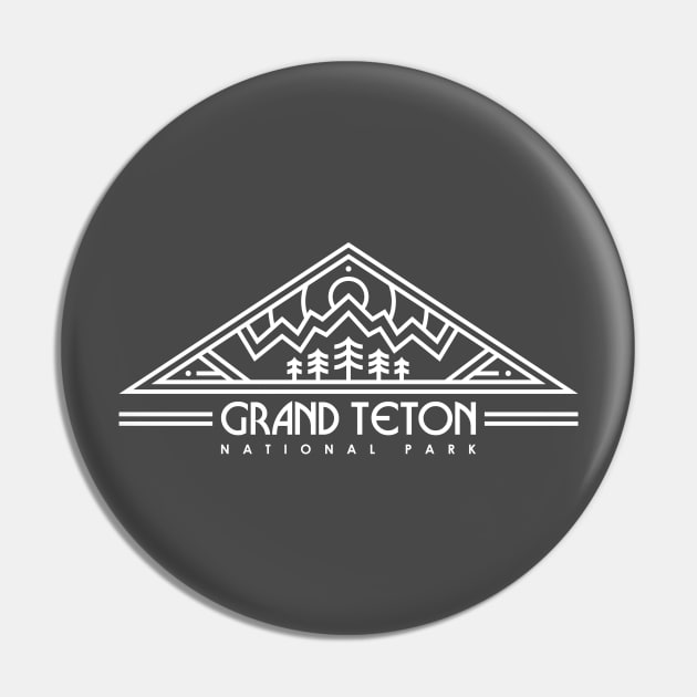 Grand Teton National Park Pin by PodDesignShop