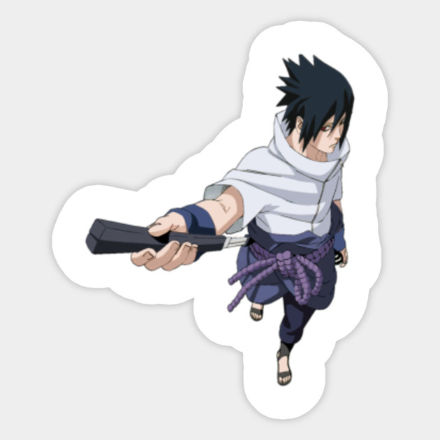 naruto shippuden sasuke uchiha sasuke sticker teepublic
