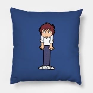 Frustrated UFO Anime Guy Pillow