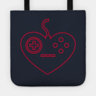 Video Gamer Valentines Day - Controller Heart Tote