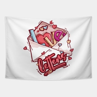 Valentine Day! Love Letter Tapestry