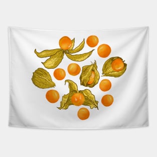 Physalis - Golden berries Tapestry