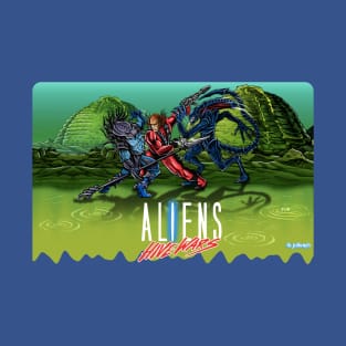 Aliens Hive Wars poster T-Shirt